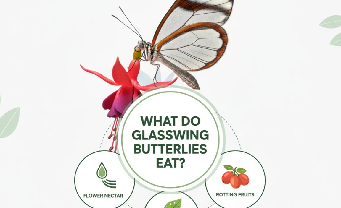 What Do Glasswing Butterflies Eat?