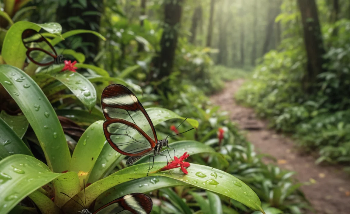 Where to Find Glasswing Butterflies in the Amazon